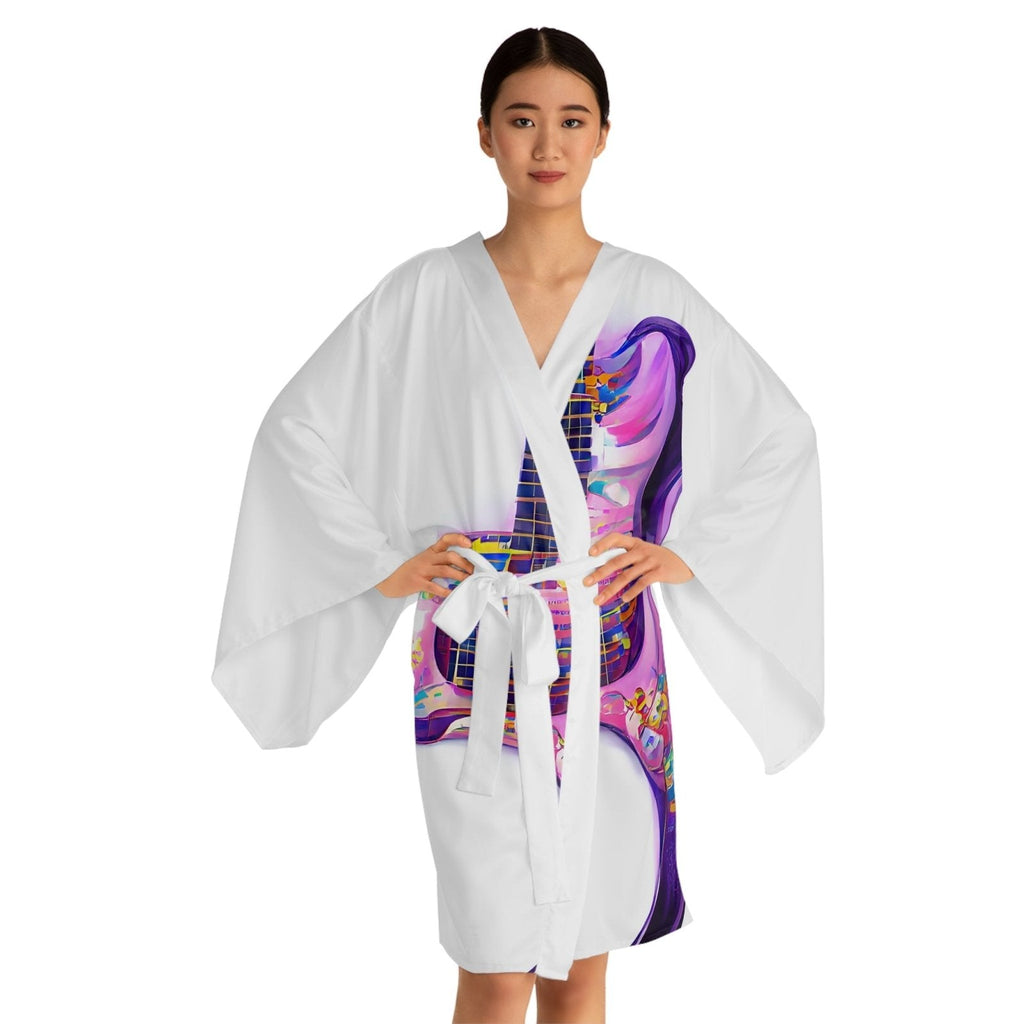 Hippie Guitar - Womens Kimono Robe