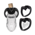 LOCK4D Rikers Chastity Cock Cage Transparent
