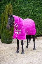200g Stable Rug With Detachable Neck - Mulberry