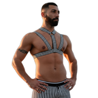 Silver Slave Daddy Harness