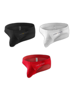 3 Packs of Men's Ice Silk Seamless Convex Pouch Briefs