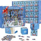 Christmas Advent Calendar Puzzle - 24 Days of Jigsaw Fun | Unique Holiday Countdown with Daily Puzzle Surprises