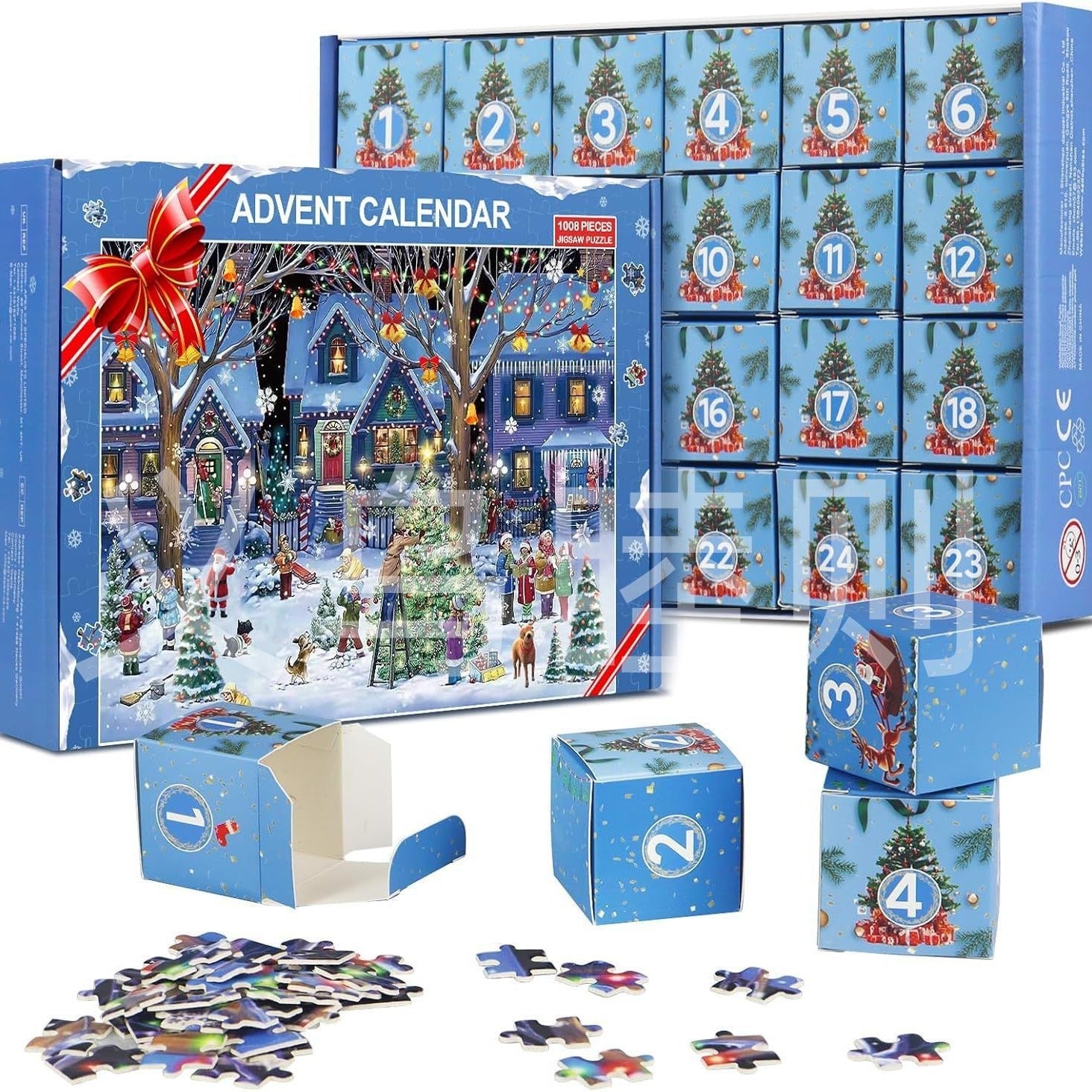 Christmas Advent Calendar Puzzle - 24 Days of Jigsaw Fun | Unique Holiday Countdown with Daily Puzzle Surprises