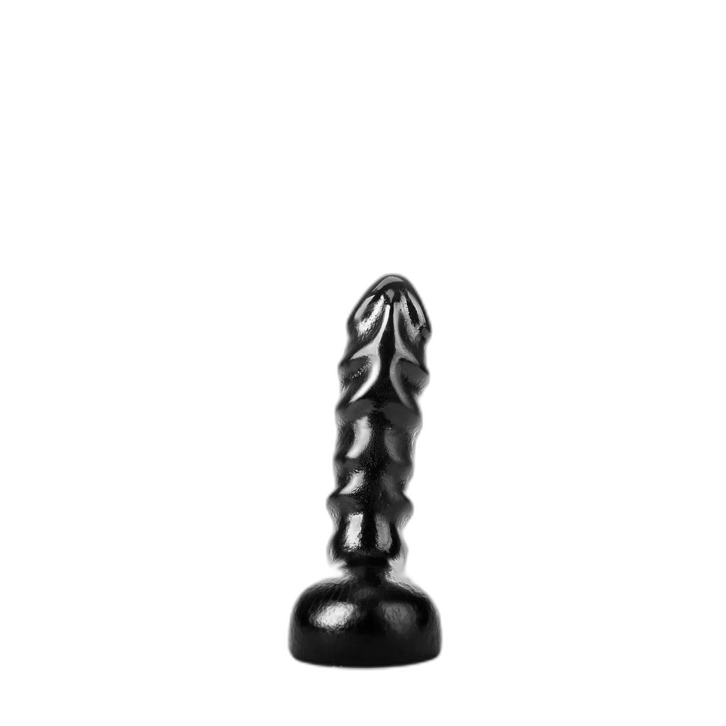 ruff GEAR Super Rib Dildo 9.4 Inch Black