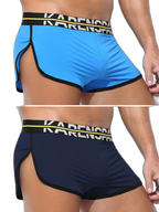 2 Pack Men's Comfortable Lounge Sport Boxer Briefs
