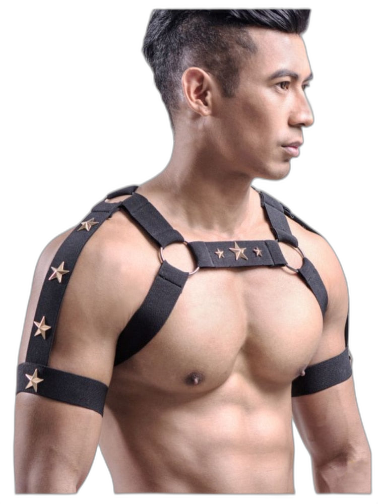 Fluorescent Glow In The Dark Elastic Harness