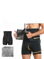 Men's Tummy Control Boxer Briefs with Open Fly