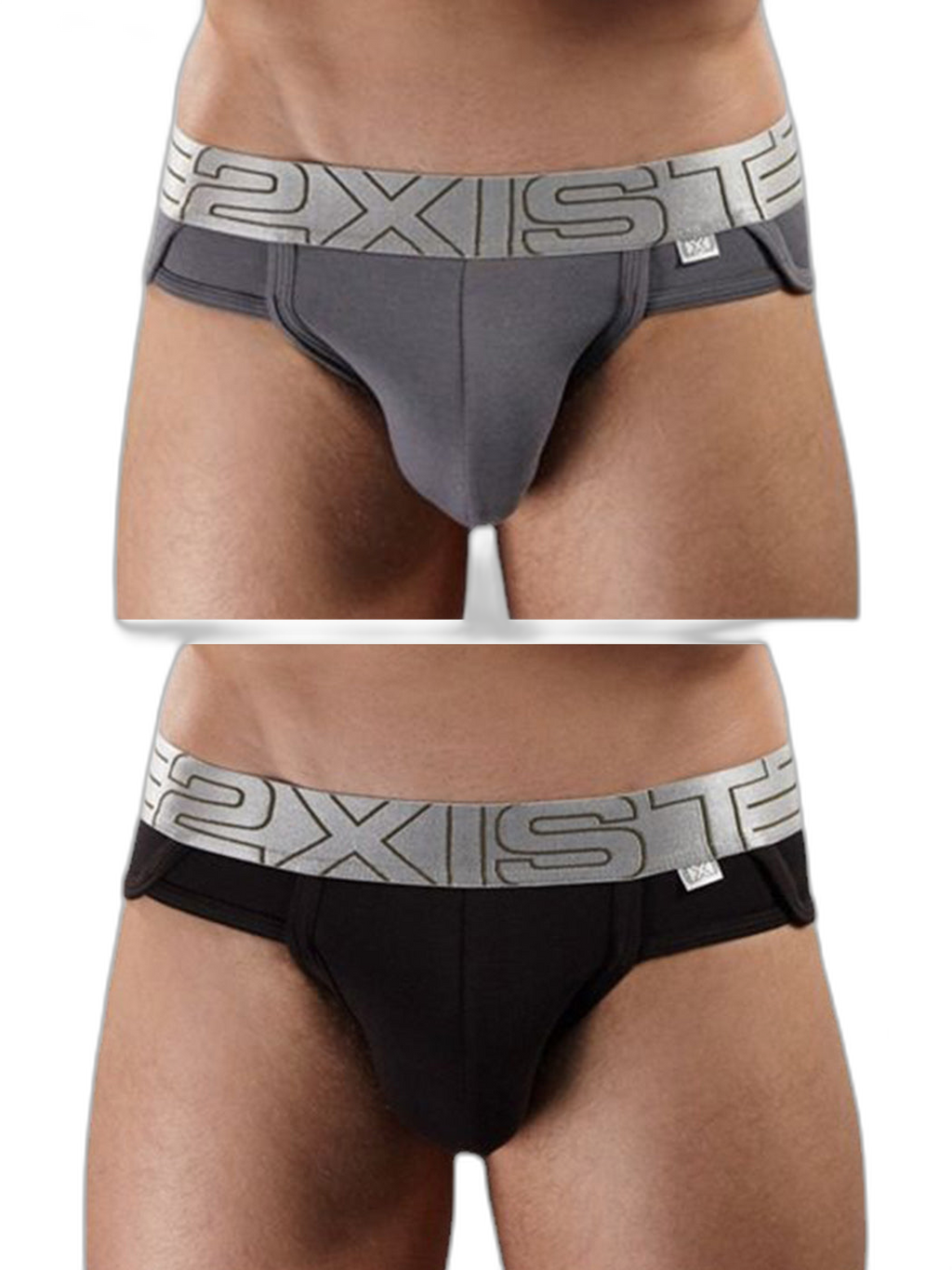 2 Pack Men's Lift No-Show Briefs