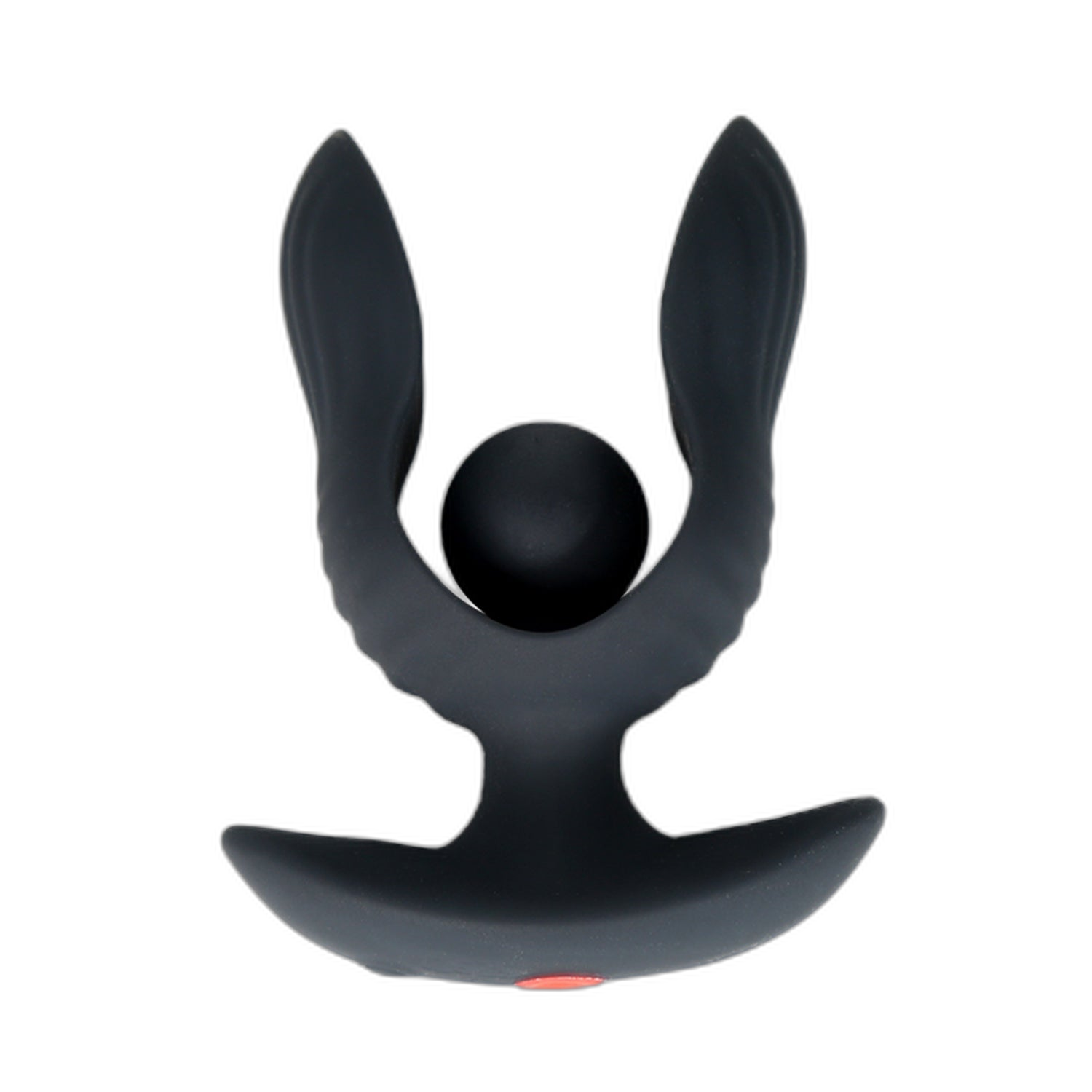 Petal - Inflatable Vibrating Butt Plug - Black Anal Dilator