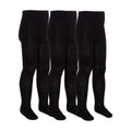 3 Pack Girls Soft Plain Bamboo School Tights (5 Sizes)