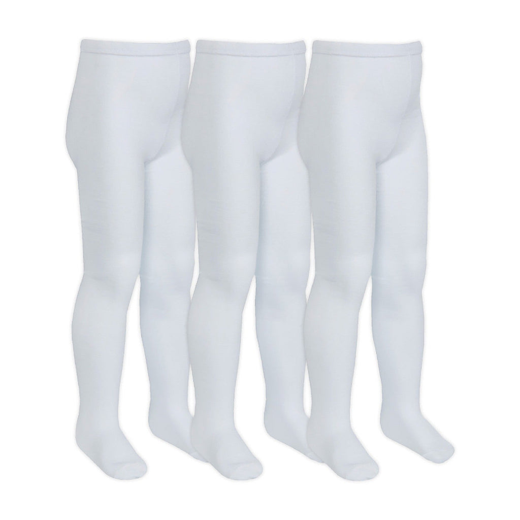3 Pack Girls Soft Plain Bamboo School Tights (5 Sizes)