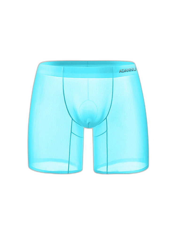 2 Pack Men's Ultra-Thin Breathable Semi-Transparent Pouch Midway Briefs