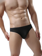 2 Pack Men's Sexy Seamless Solid Color Briefs