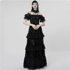 Victoria's Gorgeous Flocked Lace Maxi Dress