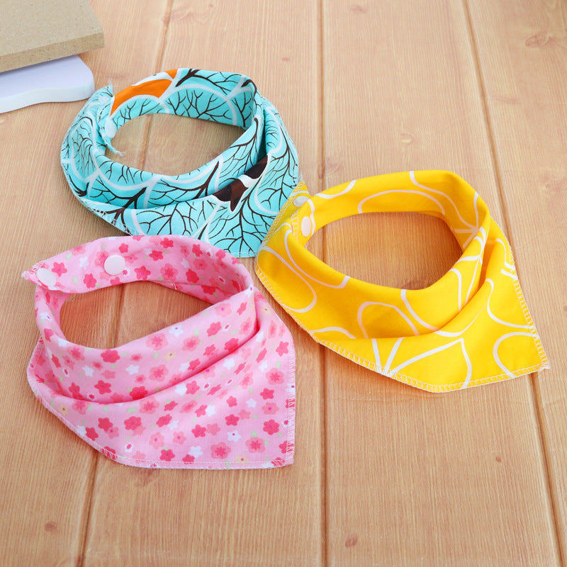 CuddleBee Cotton Baby Bib – Soft Absorbent Drool Towel for Infants