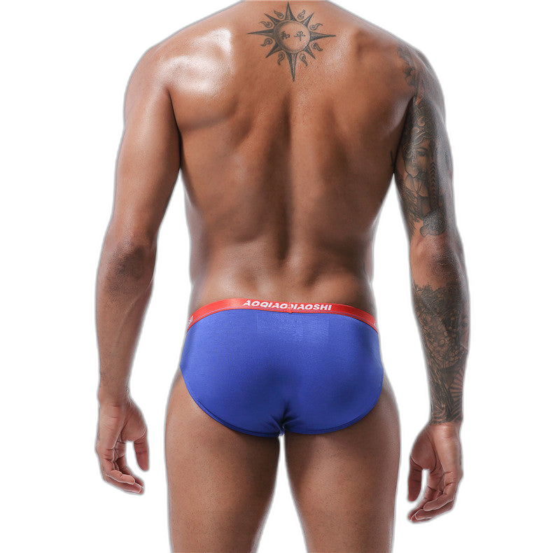 4 Pack Modal U Convex Pouch Seamless Briefs for Men