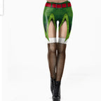 Sexy Slim-fit Straight-leg Tight Leggings For Women Featuring 3D Printed Character Designs