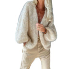 Solid Color Soft And Comfortable Cardigan For Women