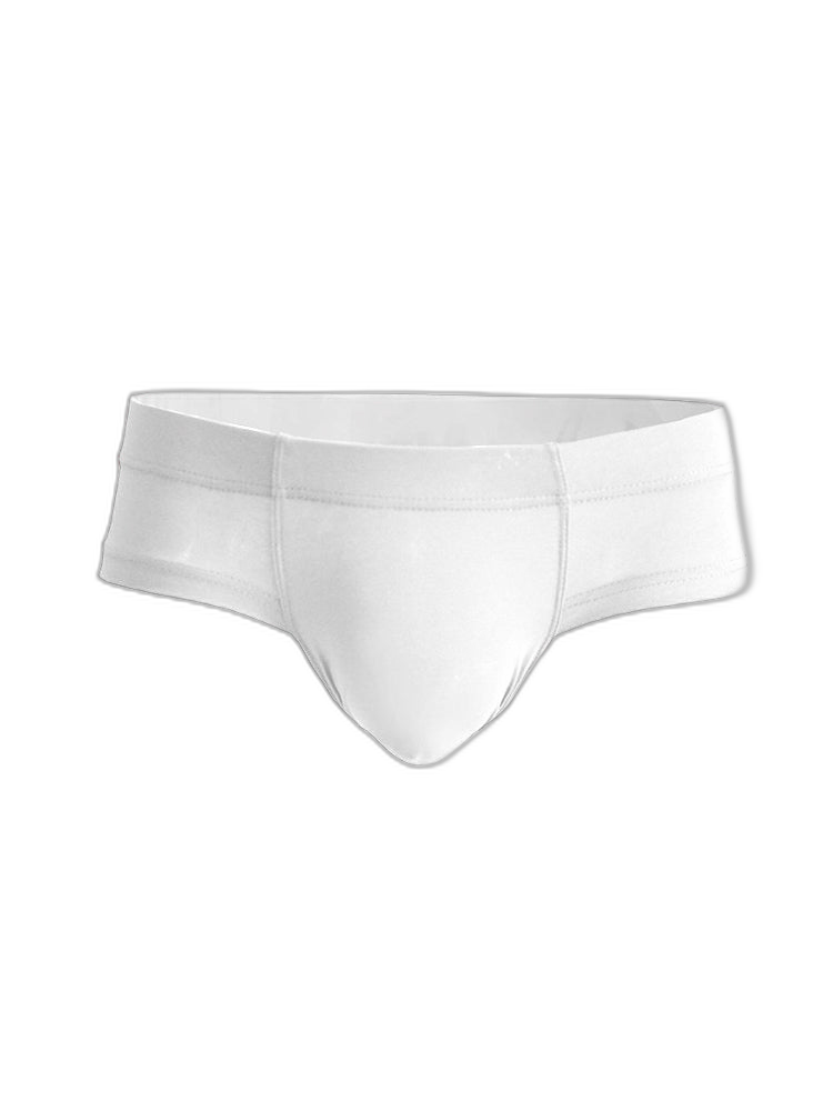 3 Pack Men's Cotton Solid U-Shaped Pouch Briefs
