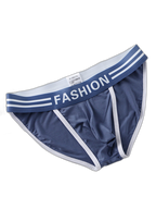 3 Pack Men's High-Cut Sexy Comfortable U-Convex Breathable Briefs