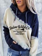 Korean style graffiti solid color loose pullover sweater