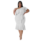 Fashionable Slim-fit Casual Mid-length Tube Dress