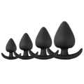 Peach - Silicone Anal Training Set - Peach-Shape Butt Plug