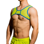 Dog & Master Mesh Harness Green/Blue