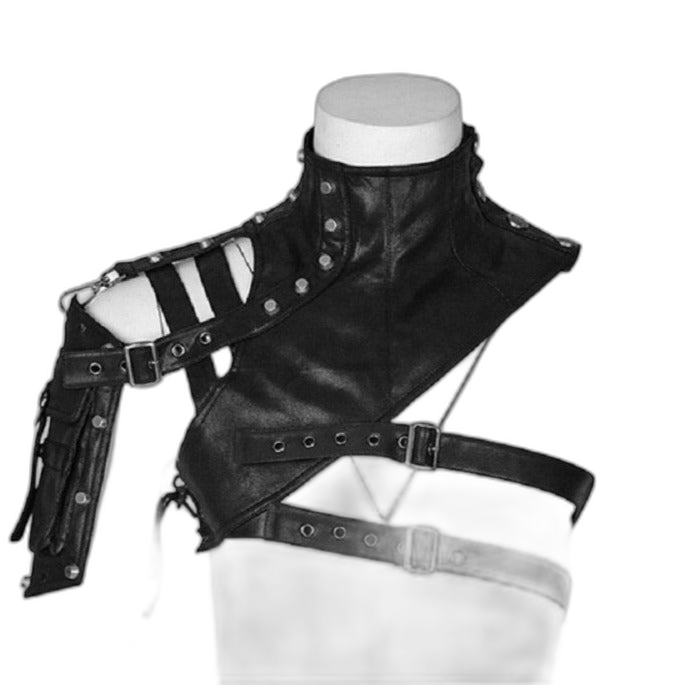 Steampunk Armor-Style Shoulder Bag Harness