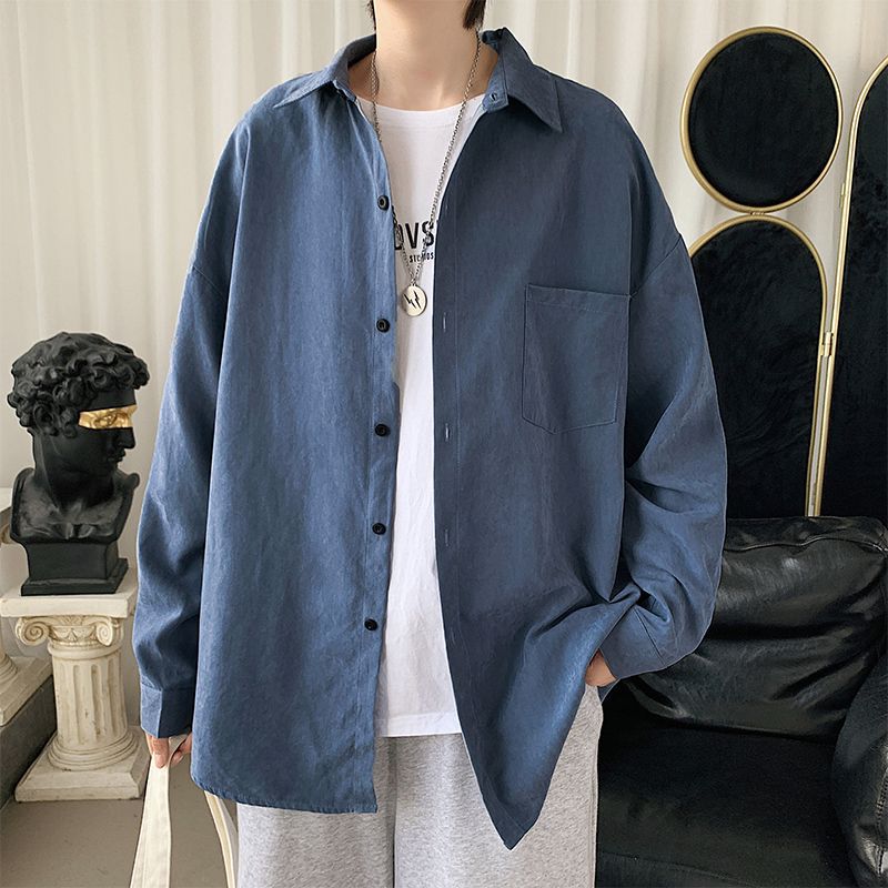 Men's Long-sleeve Shirt Korean-style Trendy Autumn
