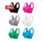 Plus Size Women's Small Chest Push-up Workout Running Yoga