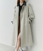 High-end Super Nice Windbreaker Women's New Fall Mid-length Coat