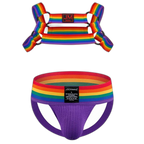 Jockmail Pride Warrior Rainbow Harness Set