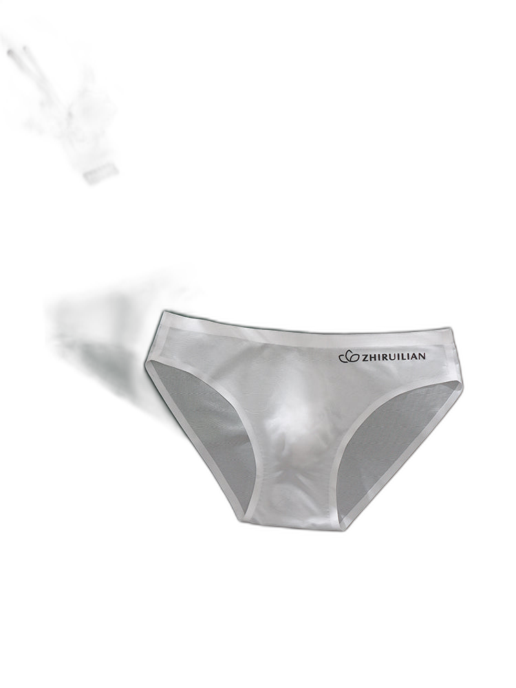 3 Pack Men's Ultra-Thin Seamless Ice Silk Cool-Touch Briefs