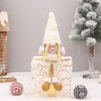 Christmas Decorations White Beard Faceless Doll Retractable