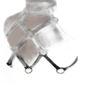 Reversible Leather Grid Lattice Harness