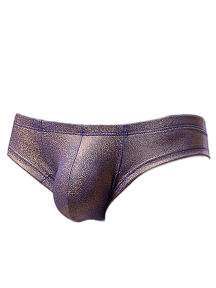 3 Pack Men's Sparkle Thongs in Solid Colors