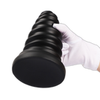 Milo - Ribbed Butt Plug - Soft Anal Dilator - Huge Anal Toy - Anal Sex Toy
