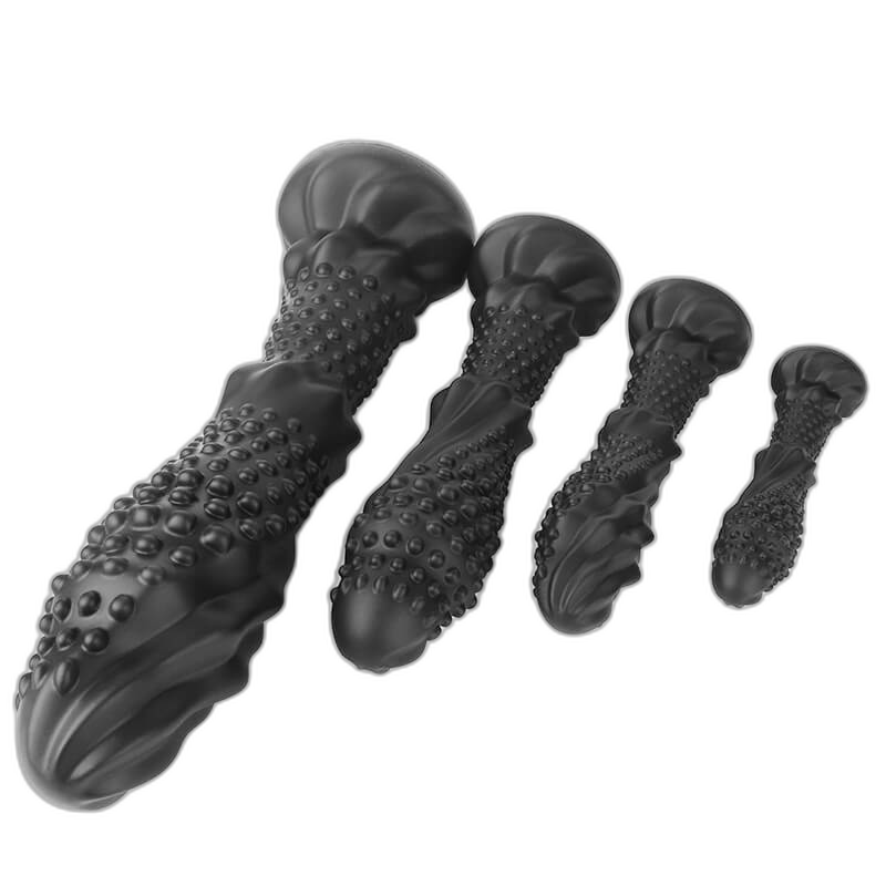 OrbArmor - Textured Silicone Dildo - Suction Cup Dildo