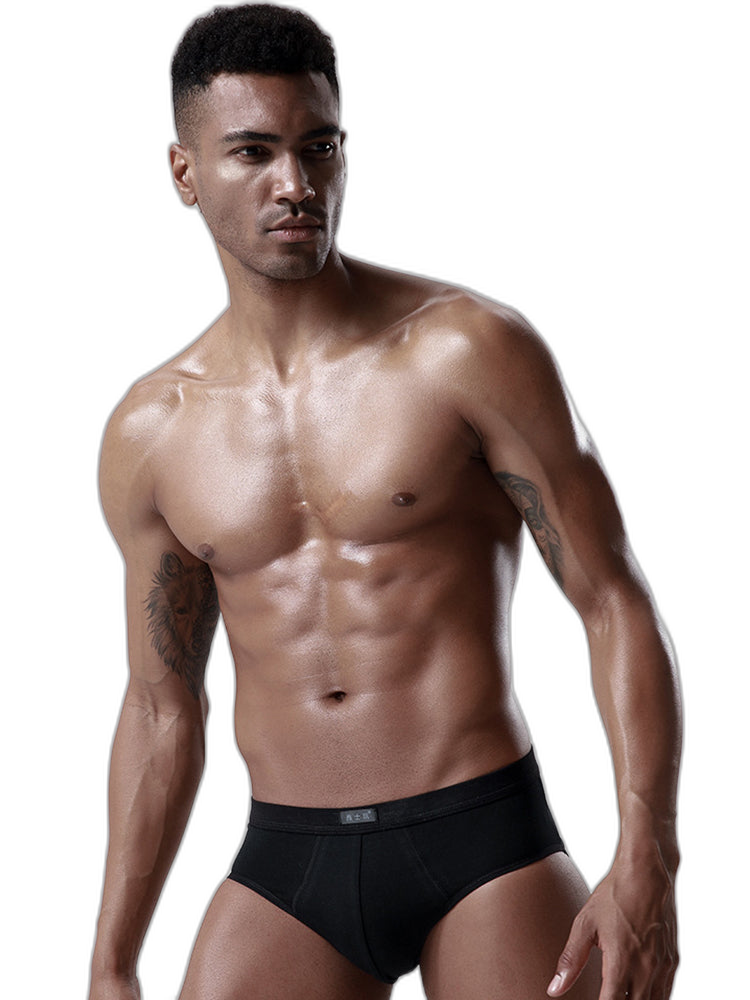 4 Pack Cotton Support U Convex Pouch Briefs