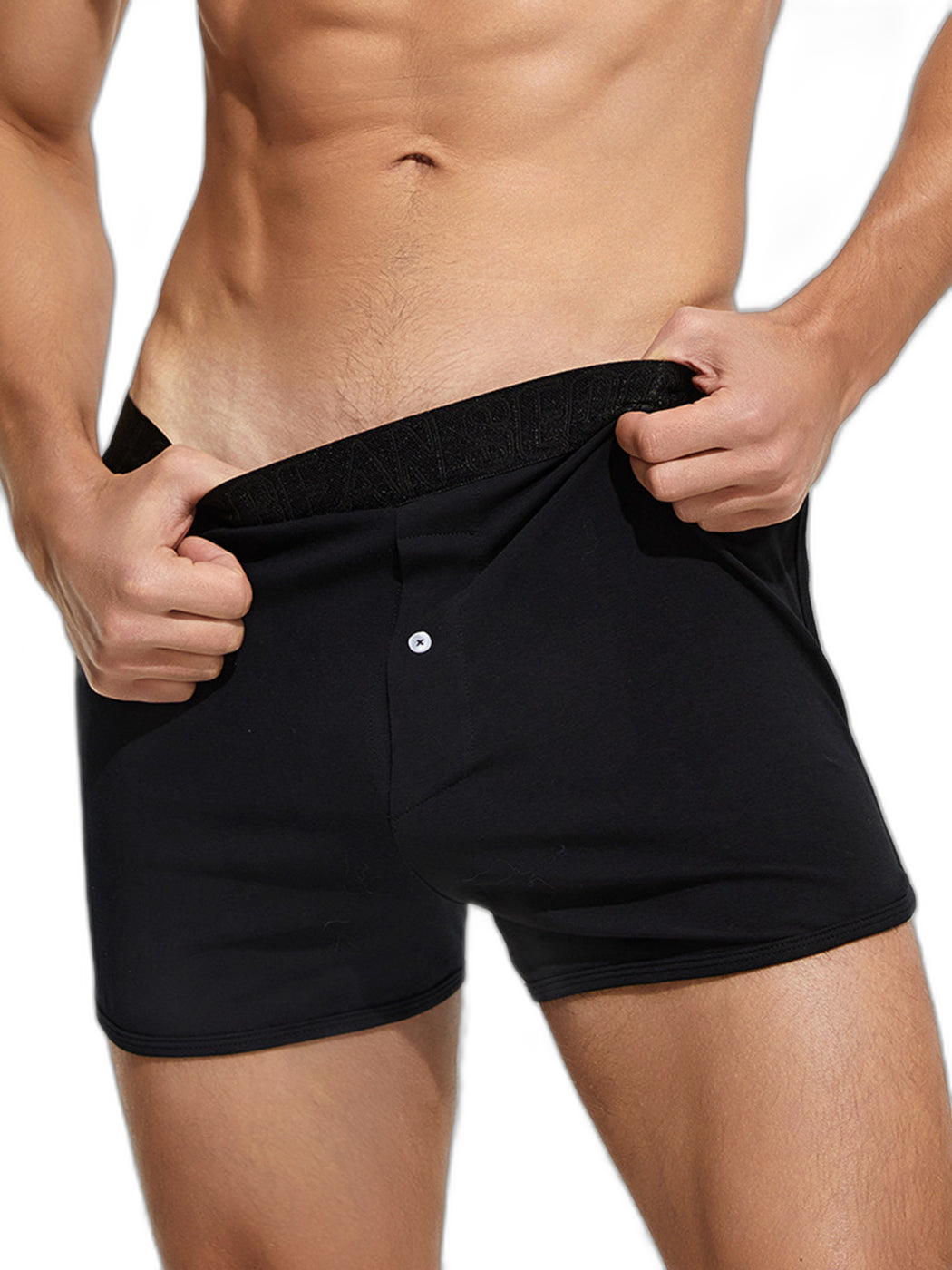 Men’s Knitted Boxers With Button Fly