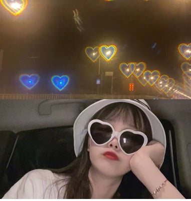 Black Technology Online Red Valentine's Day Gift Same Love Light Effect Glasses Sunglasses Creative Glasses