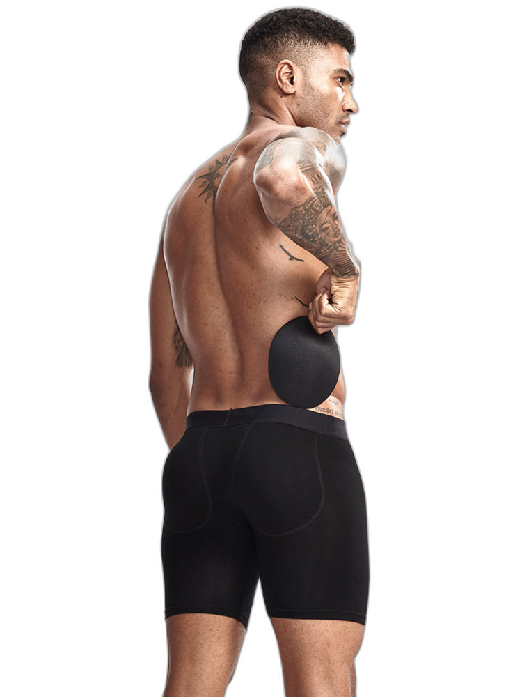 Men's U Convex Boxers Briefs Butt Enhancer Underwear