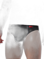 3 Pack Men's Nylon Plaid Lift Hip Briefs Triangle Briefs