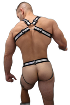 Breedwell Illuminator Body Harness Silver