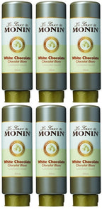 6 x Monin White Chocolate Sauce 500Ml