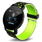 119 Plus Smart Watch - Fitness Tracker with Heart Rate Monitor & 7-Day Battery Life | Bluetooth Smartwatch