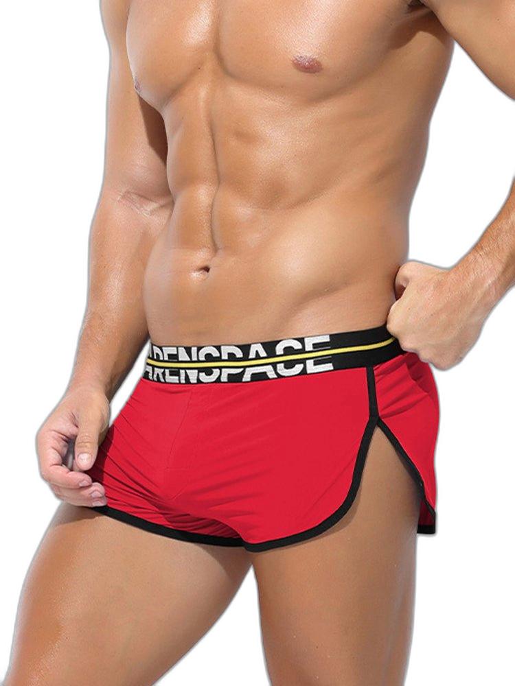 2 Pack Men's Comfortable Lounge Sport Boxer Briefs