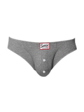 2 Pack Men's Premium Comfortable Fabric Low-Rise U-Shaped Button Fly Briefs