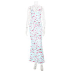 Women's Fashionable And Sexy Printed Strap Dress